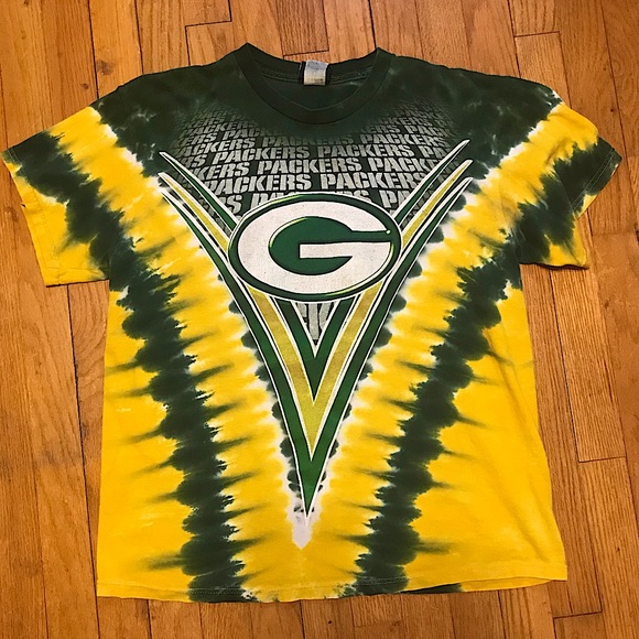 [Green Bay Packers] Vintage NFL Tie-Dye T-Shirt - Picture 6 of 16